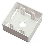 ALLEN TEL Electrical Surface Mount Box, Surface Mounting Box-Double Gang, White AT45MB-15